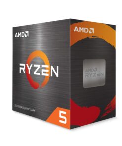 AMD Ryzen 5 5600, 6-Core /12 Threads UNLOCKED, Max Freq 4.4GHz, 35MB Cache Socket AM4 65W , With Wraith Stealth cooler (RYZEN5000)(AMDCPU)