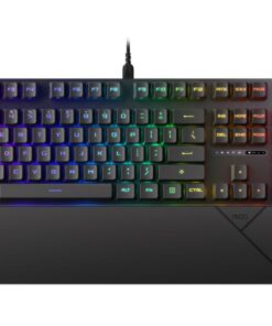 ASUS ROG STRIX SCOPE II RX Red Switch Optical Gaming Keyboard,IP57 Waterproof Protection, Streaming Hotkeys, Multi-function Controls