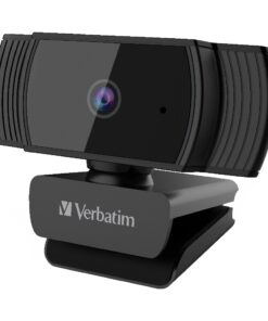 Verbatim Webcam Full HD 1080P with Auto Focus - Black