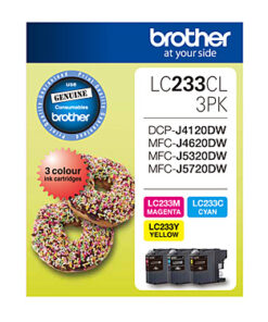 Brother LC233 CMY Colour Pack
