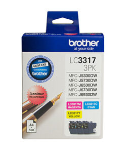 Brother LC3317 CMY Colour Pack