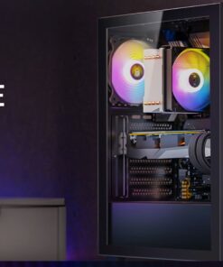 Antec AX61 Elite ATX, 4x ARGB 120mm Fans included, Up to 8x 120mm. 360mm Radiator Front and 240mm Top, 32CM GPU and 16CM CPU, High Airflow Gaming Case