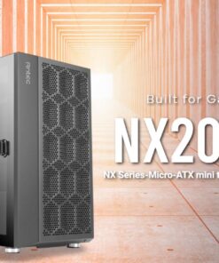 Antec NX200M m-ATX, ITX Case, Large Mesh Front for excellent cooling, Side Window, 1x 12CM Fan Included, Radiator 240mm. GPU 275mm (LS)