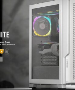 Antec P20C White, ATX, E-ATX, ATX, USB-C, Cable management , 4x HDD or SSD , 375mm GPU, 170mm CPU 3x PWM white 12 CM Fan, Tempered Glass, Case (LS)