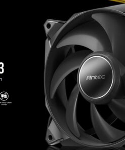 Antec Storm 120mm T3 PWM FDB 3 Pack. High Airflow 80.47 CFM, Air Pressure 2.7, Noise Level 36.99. Woven Cable, PMW Daisy Chain case fan 3 Yrs Warranty