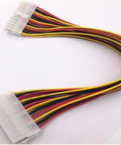 8ware 24 Pin ATX Power Supply Extension Cable Sleeved 30cm Male to Female (20+4 Pin) Power Supply to Motherboard