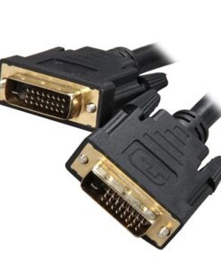 8Ware DVI-D Dual-Link Cable 2m - Male to Male 25-pin 28 AWG for PS4 PS3 Xbox 360 Monitor PC Computer Projector DVD