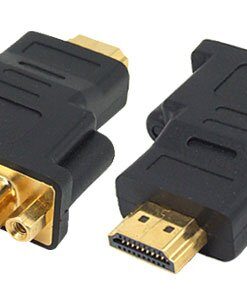8Ware DVI-D to HDMI Female to Male Adapter Black compatible with TV, DVD, LCD monitor