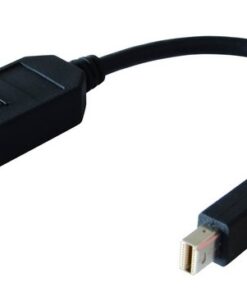 8ware Mini DisplayPort DP to DisplayPort DP Adapter Converter - 20 pins Male to Female Nickle Plated RoHS