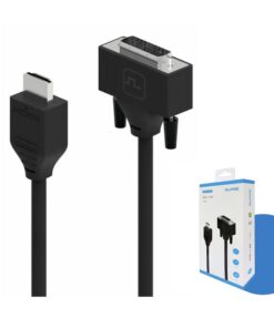 8ware Pro Series 2M HDMI to DVI cable Male to Male Nickel plated high performance 30AWG OD6.0 Copper PVC TPE (Retail package)