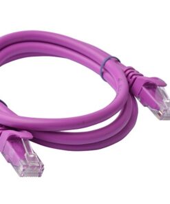 8Ware CAT6A Cable 1m - Purple Color RJ45 Ethernet Network LAN UTP Patch Cord Snagless