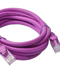 8Ware CAT6A Cable 2m - Purple Color RJ45 Ethernet Network LAN UTP Patch Cord Snagless