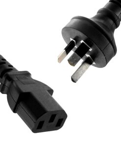 8Ware AU Power Cable 2m - Male Wall 240v PC to Female Power Socket 3pin to IEC 320-C13 for Notebook /AC Adapter