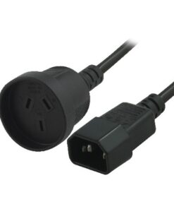 8Ware Power Extension Cable 15cm 3-Pin AU to IEC C14 Female to Male for UPS ~CBC-RC-3083 H40UPSIEC150MM
