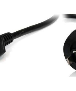 8Ware Power Cable 2m 3-Pin AU to IEC C19 Male to Female 10A Electrical Safety Black