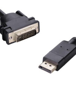 8ware DisplayPort DP to DVI-D 2m Cable Male to Male 24+1 Gold plated Supports video resolutions up to 1920x1200 /1080P Full HD @60Hz