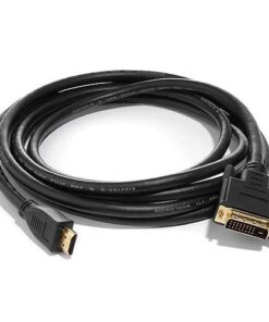 8ware HDMI to DVI-D Adapter Converter Cable 3m - Male to Male 30AWG Gold Plated PVC Jacket for PS4 PS3 Xbox 360 Monitor PC Computer Projector DVD