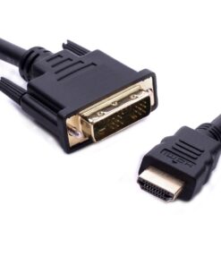 8ware HDMI to DVI-D Adapter Converter Cable 5m - Male to Male 30AWG Gold Plated PVC Jacket for PS4 PS3 Xbox 360 Monitor PC Computer Projector DVD