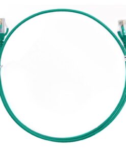 8ware CAT6 Ultra Thin Slim Cable 20m - Green Color Premium RJ45 Ethernet Network LAN UTP Patch Cord 26AWG for Data