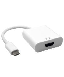 Astrotek Thunderbolt USB 3.1 Type C (USB-C) to HDMI Video Adapter Converter Male to Female for Apple Macbook Chromebook Pixel White
