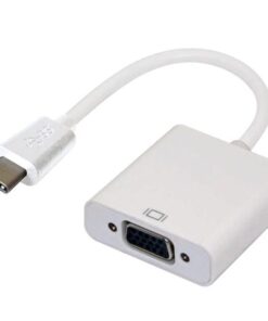 Astrotek Thunderbolt USB 3.1 Type C (USB-C) to VGA Adapter Converter Male to Female for Apple Macbook Chromebook Pixel White