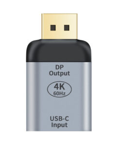 Astrotek USB-C to DP DisplayPort Female to Male Adapter support 4K@60Hz Aluminum shell Gold plating for Windows Android Mac OS