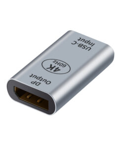 Astrotek USB-C to DP DisplayPort Female to Female Adapter support 4K@60Hz for iPad Pro Macbook Air Samsung Galaxy MS Surface Dell XPS