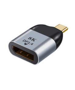 Astrotek USB-C to DP DisplayPort Male to Female Adapter Converter 8K@60Hz 4K@60Hz for iPad Pro Macbook Air Samsung Galaxy MS Surface Dell XPS