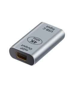 Astrotek USB-C to Mini DP DisplayPort Female to Female Adapter support 4K@60Hz for iPad Pro Macbook Air Samsung Galaxy MS Surface Dell XPS