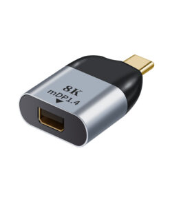 Astrotek USB-C to Mini DP DisplayPort Male to female adapter support 8K@60Hz 4K@60Hz for iPad Pro Macbook Air Samsung Galaxy MS Surface Dell XPS