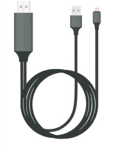 8Ware HDMI to Lightning 2m Cable for iPhone and iPad Plug and Play lightning device to HD TV or Monitor Retail Packaging
