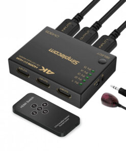 Simplecom CM305 Ultra HD 5 Way HDMI Switch 5 IN 1 OUT Splitter 4K@60Hz