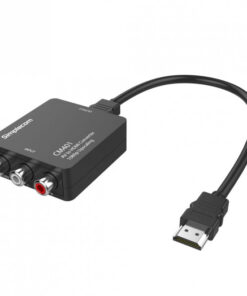 Simplecom CM401 Composite AV CVBS 3RCA to HDMI Video Converter 1080p Upscaling