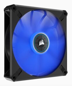Corsair ML ELITE Series, ML140 LED ELITE, 140mm Magnetic Levitation Blue LED Fan with AirGuide, Single Pack(LS)