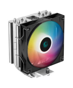 DeepCool AG400 ARGB Single Tower CPU Cooler, TDP 220W, 120mm Static ARGB Fan, 4 Direct-Touch Copper Heat Pipes,LGA1851 /1700 /1200 /115X /AM5 /AM4