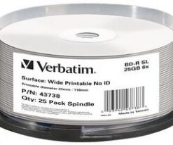Verbatim Blu-Ray BD-R 25pk 25GB, 6x, Spindle