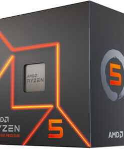 AMD Ryzen 5 7600 6 Cores  / 12 Threads, 65 watts, Max Freq 5.2Ghz, 38MB Cache, Wraith Stealth Cooler and Radeon Graphics