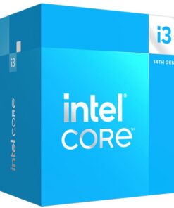 Intel i3 14100 CPU 3.5GHz (4.7GHz Turbo) 14th Gen LGA1700 4-Cores 8-Threads 17MB 60W UHD Graphics 730 Retail Raptor Lake with Fan