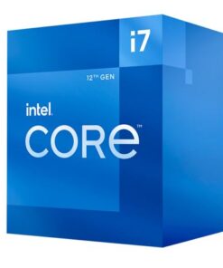 Intel i7 12700 CPU 3.6GHz (4.9GHz Turbo) 12th Gen LGA1700 12-Cores 20-Threads 25MB 65W UHD Graphic 770 Unlocked Retail Box Alder Lake with fan