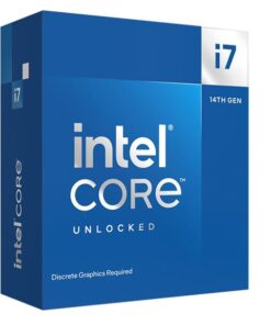 Intel i7 14700KF CPU 4.3GHz (5.6GHz Turbo) 14th Gen LGA1700 20-Cores 28-Threads 33MB 125W Graphic Card Required Unlocked Retail Raptor Lake no Fan