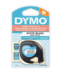 Dymo LT Plastic 12mm x 4m Whit