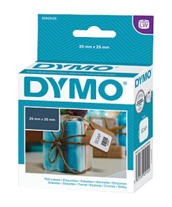 Dymo LW 25mm x 25mm White