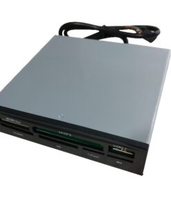 Astrotek 3.5' Internal Card Reader Black All In One USB2.0 Hub CF MS SD Flash Memory Card