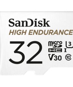 SanDisk High Endurance 32GB microSD 100MB /s 40MB /s 2.5K hrs 4K UHD C10 U3 V30 -40Â°C to 85Â°C Heat Freeze Shock Temp Water X-ray Proof SD Adapter >16GB