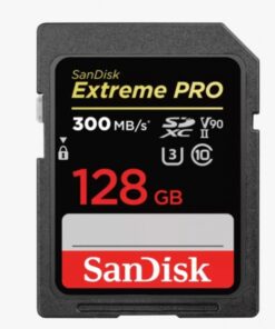 SanDisk SDSDXDK-128G-GN4IN 128GB Extreme PRO SDXC UHS-II Memory Card - Lifetime limited Warranty (LS)