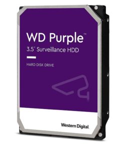Western Digital WD Purple Pro 22TB 3.5' Surveillance HDD 7200RPM 512MB SATA3 265MB /s 550TBW 24x7 64 Cameras AV NVR DVR 2.5mil MTBF 5yrs