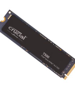 Crucial T500 500GB Gen4 NVMe SSD - 7200 /5700 MB /s R /W 300TBW 1390K IOPs 1.5M hrs MTTF Acronis True Image Creative Cloud for PS5