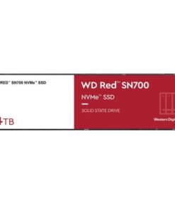 Western Digital WD Red SN700 4TB NVMe NAS SSD 3400MB /s 3100MB /s R /W 5100TBW 550K /520K IOPS M.2 Gen3x4 1.75M hrs MTBF 5yrs wty