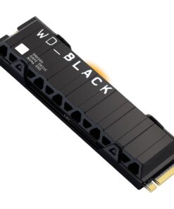 Western Digital WD Black SN850X 2TB Gen4 NVMe SSD Heatsink for PS5 - 7300MB /s 6600MB /s R /W 1200TBW 1200K /1100K IOPS 1.75M Hrs MTBF 5yrs ~WDS200T1XHE