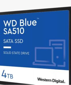 Western Digital WD Blue 4TB 2.5' SATA SSD 560R /530W MB /s 95K /82K IOPS 600TBW 1.75M hrs MTBF 3D NAND 7mm 5yrs Wty